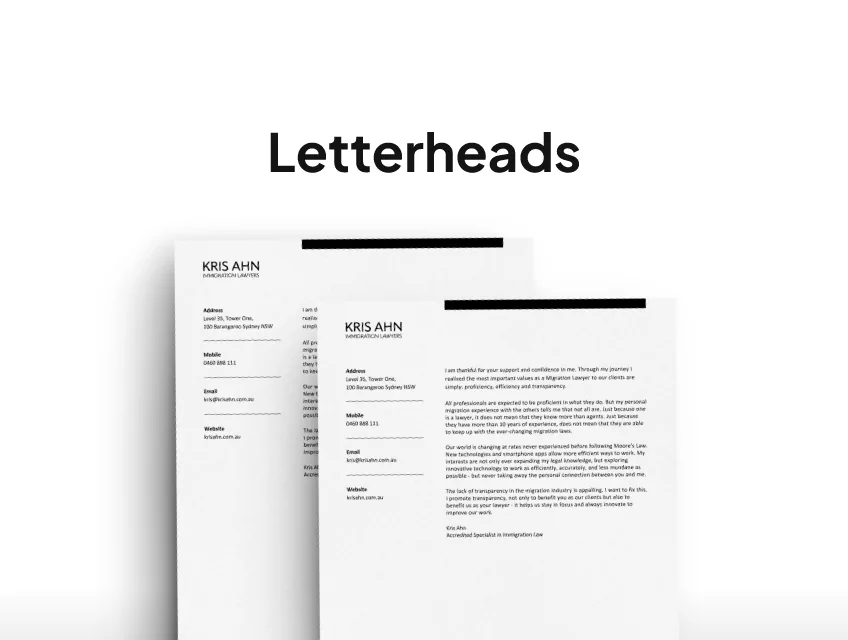 Site Clicks branding letterheads 2
