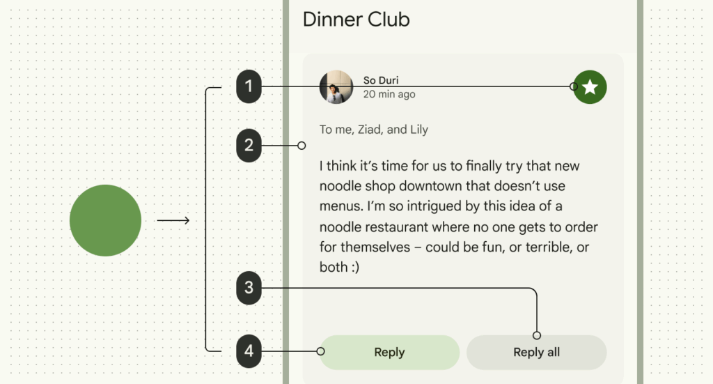 A Guide to the Latest Shift in User Interface Design: Material 3 Expressive 1 User Interface Design Hierarchy Mockup - colour schemes