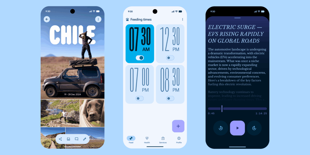 A Guide to the Latest Shift in User Interface Design: Material 3 Expressive 3 expressive typography mockup